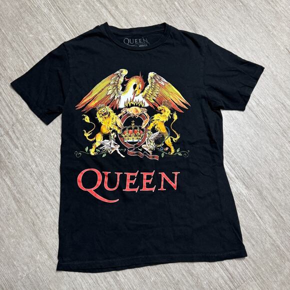 Official Queen Merch Band Tee Shirt Adult S Graphic T Crewneck Short Sleeve - Picture 1 of 5